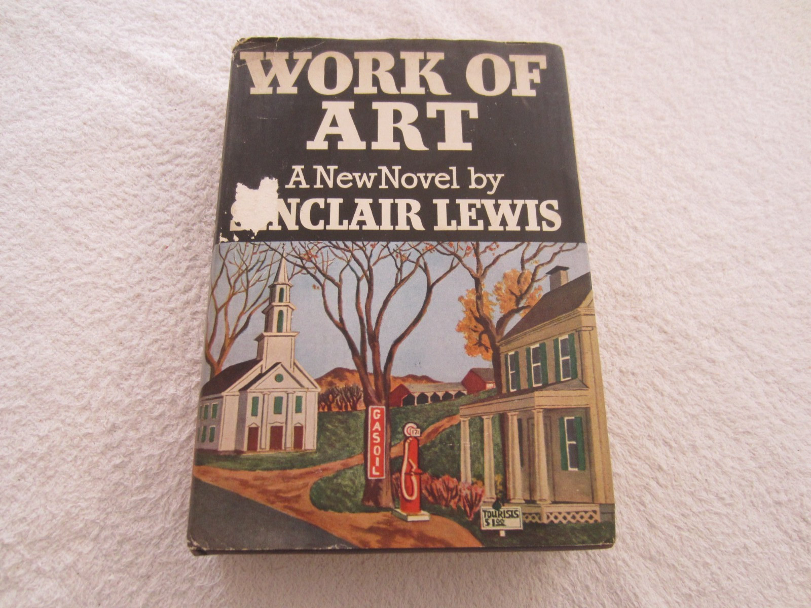 Work of Art by Sinclair Lewis – 1935 HCDJ with Numerous Original Inserts