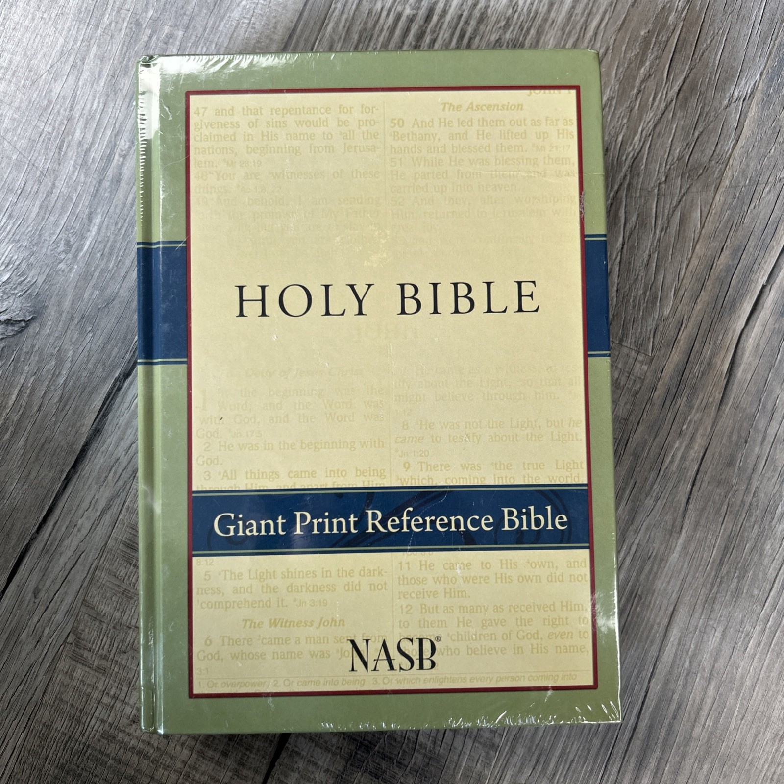 NASB Giant-Print Reference Bible Brand New Sealed