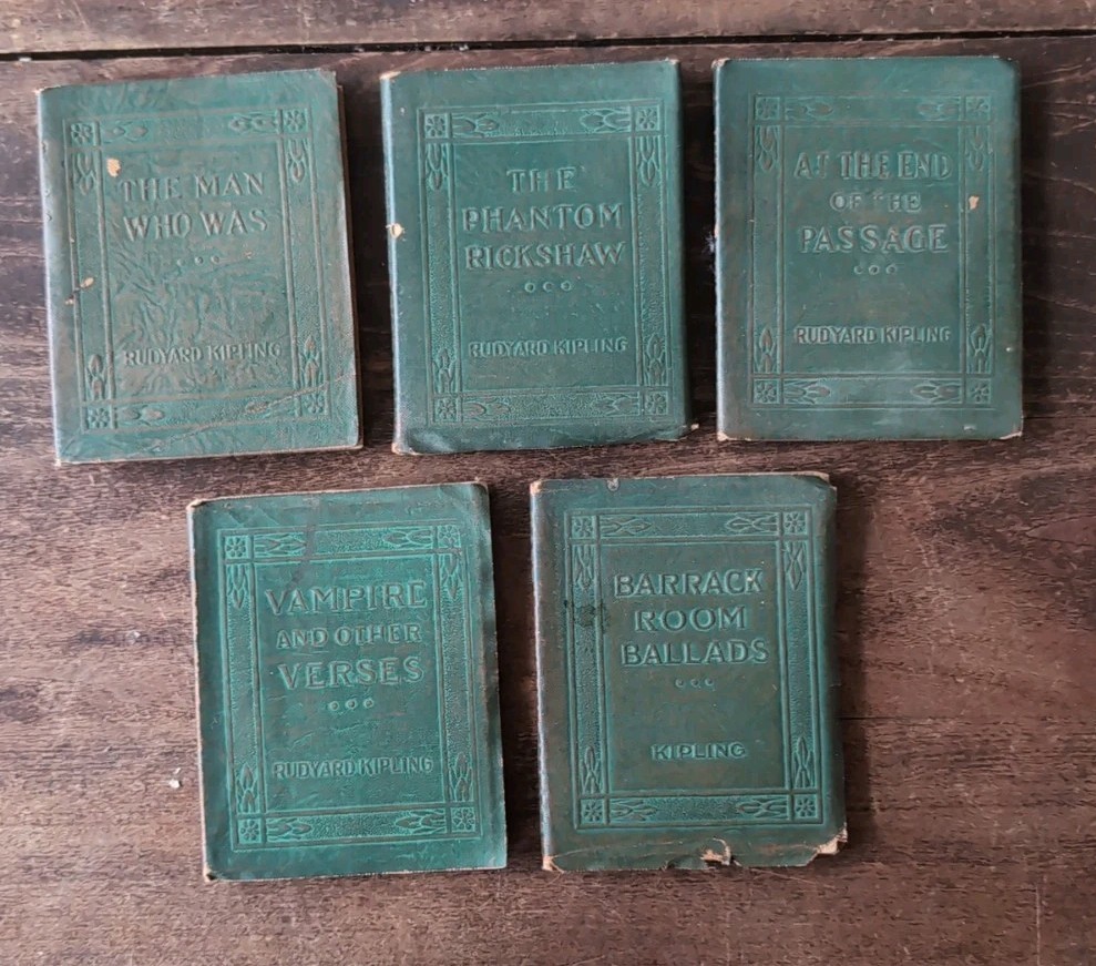 Little Leather Library Book: Rudyard Kipling Collection Of 6 Books. READ