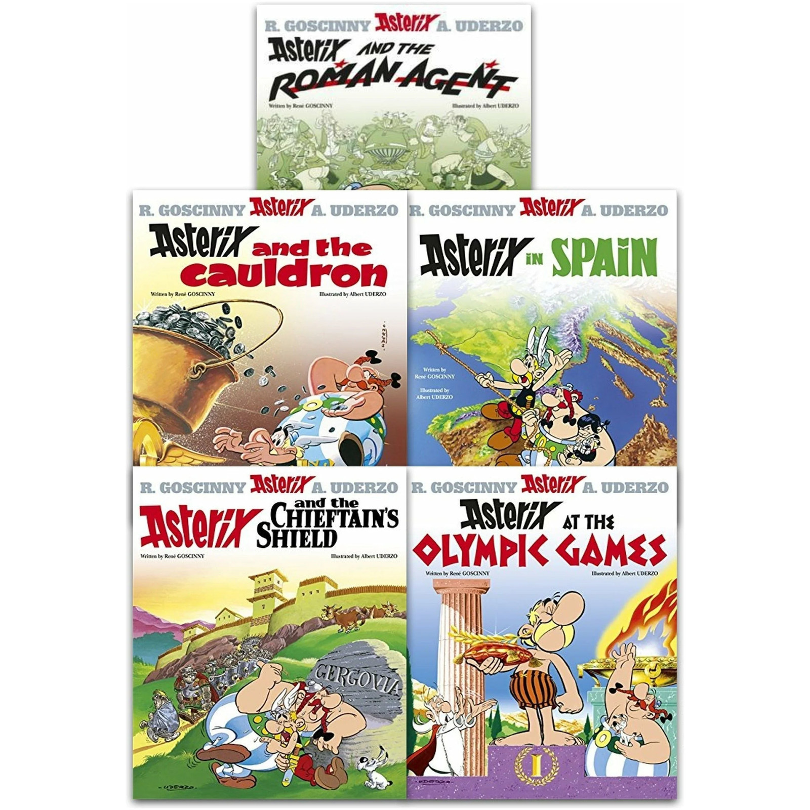 Asterix And The Roman Agent Series 3 Collection 5 Books Set (11-15) NEW