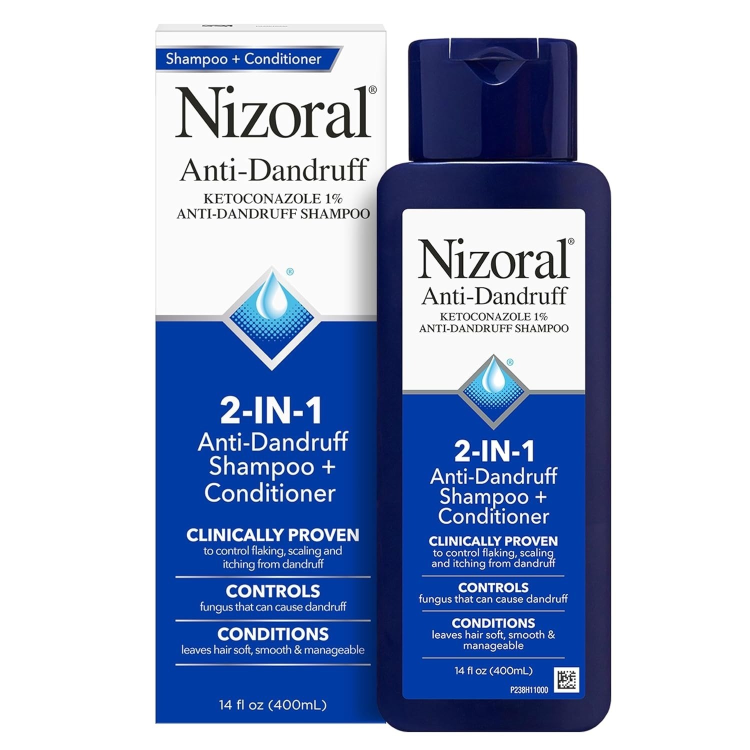 Nizoral Anti-Dandruff Shampoo with 1% Ketoconazole Scaling & Itching – 7 Fl Oz