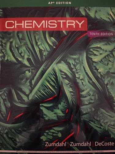 Chemistry AP Edition, 10th – Hardcover, by Zumdahl – Very Good w