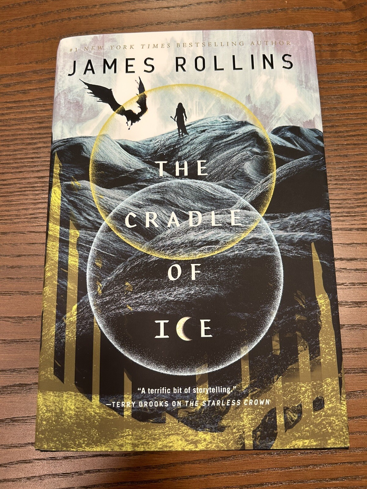 The Cradle of Ice, James Rollins (Moonfall 2) SIGNED/illustrated/dated 1st/1st