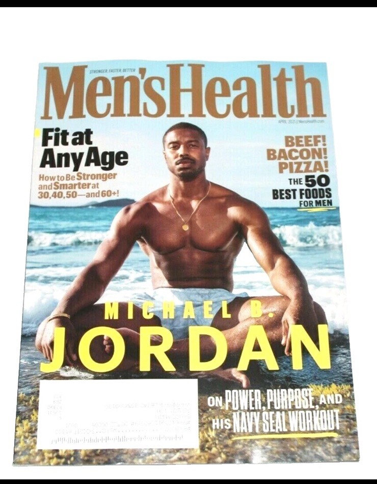 Mens Health Magazine April 2021 Michael Jordan Fit At Any Age Beef Bacon Pizza