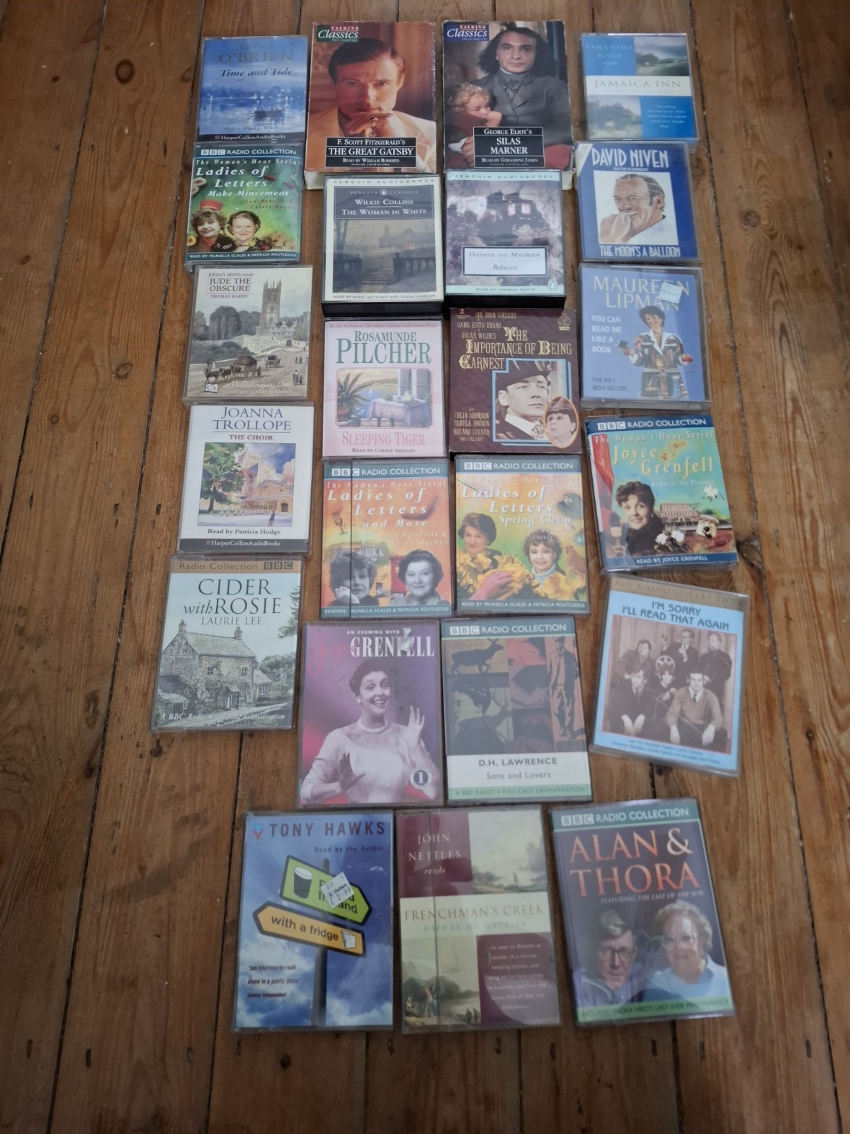 Various Audio Books Cassette Tapes x 23 Bundle