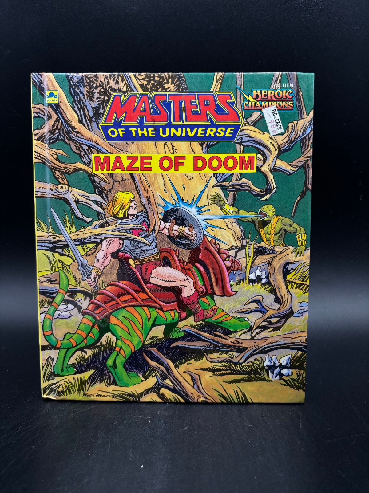 Masters of the Universe MAZE OF DOOM Golden Book 1st edition MOTU He-Man