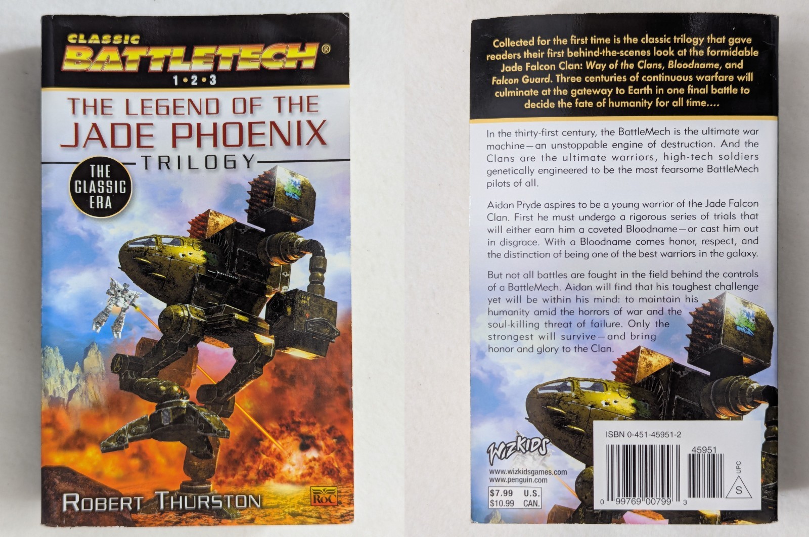 Classic Battletech Legend of the Jade Phoenix Trilogy Omnibus Robert Thurston