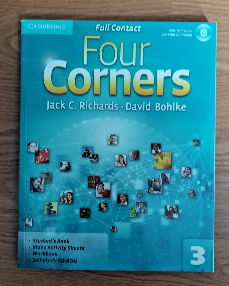 Four Corners Full Contact Level 3 by Jack C. Richards David Bohlke CD with Video