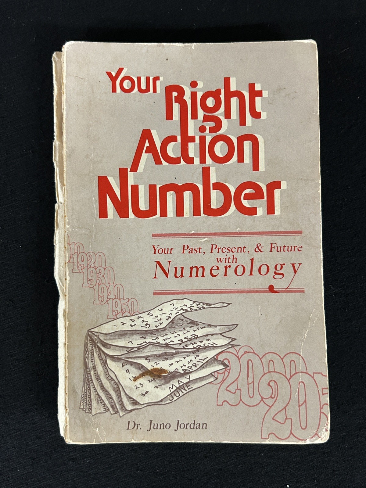 YOUR RIGHT ACTION NUMBER Juno Jordan SC 1983 AS IS