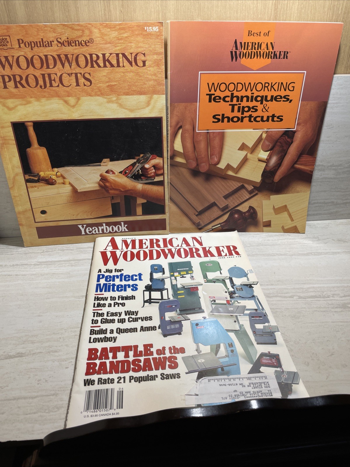 3 Publications American Woodworker Popular Science American Woodworker
