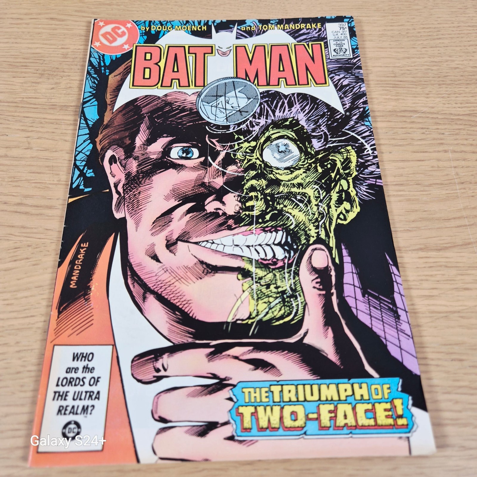 VTG Batman Issue #397 Binary Brains DC Comics July 1986 Comic Book Copper Age