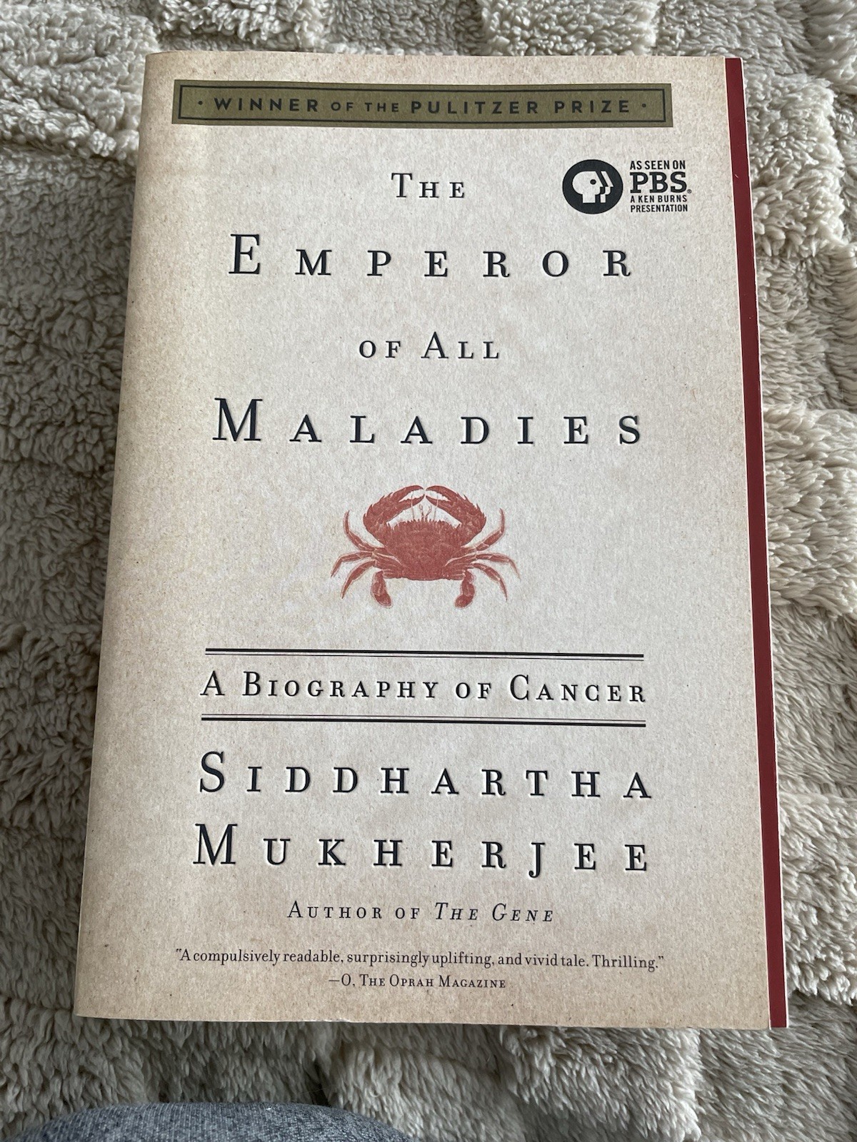 Emperor of All Maladies : A Biography of Cancer by Siddhartha Mukherjee (2010)
