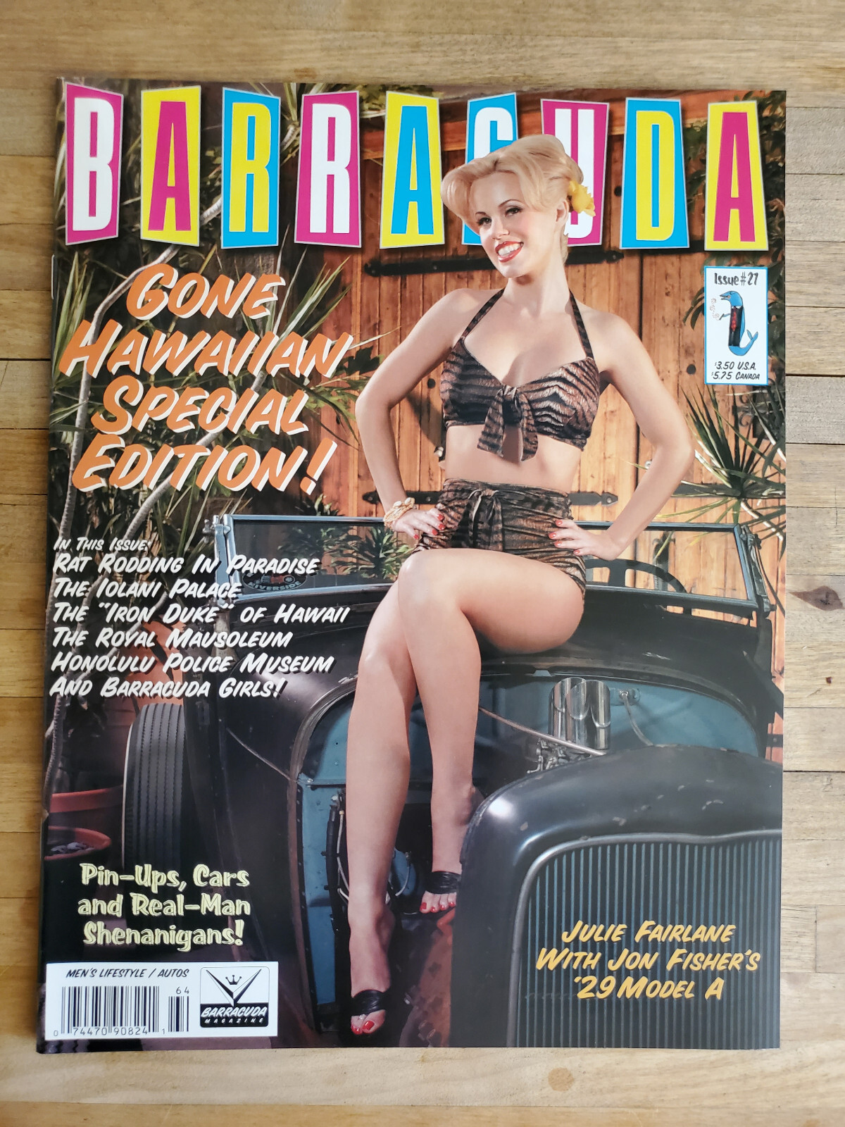 Barracuda Magazine #27 Hawaii Edition Iolani Palace La Mariana Gecko TIki Pin Up