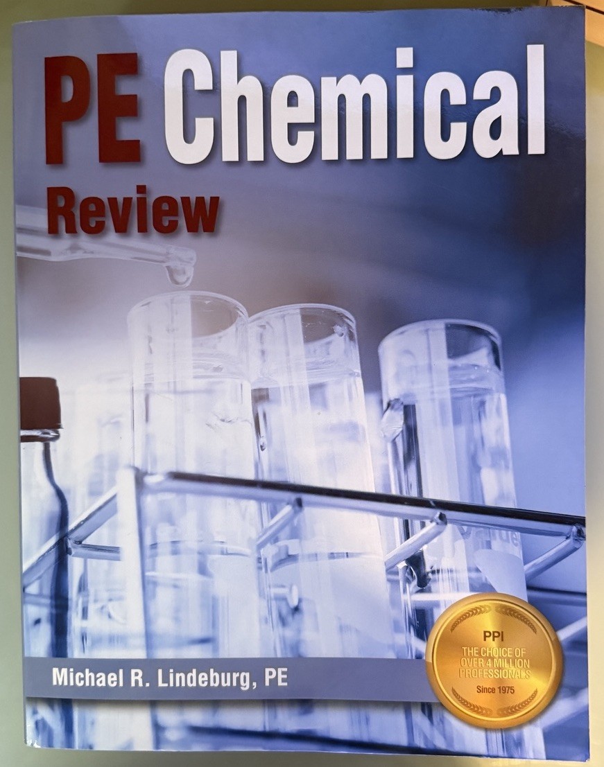 PPI PE Chemical Review – A Complete Review for the NCEES Chemical PE Exam