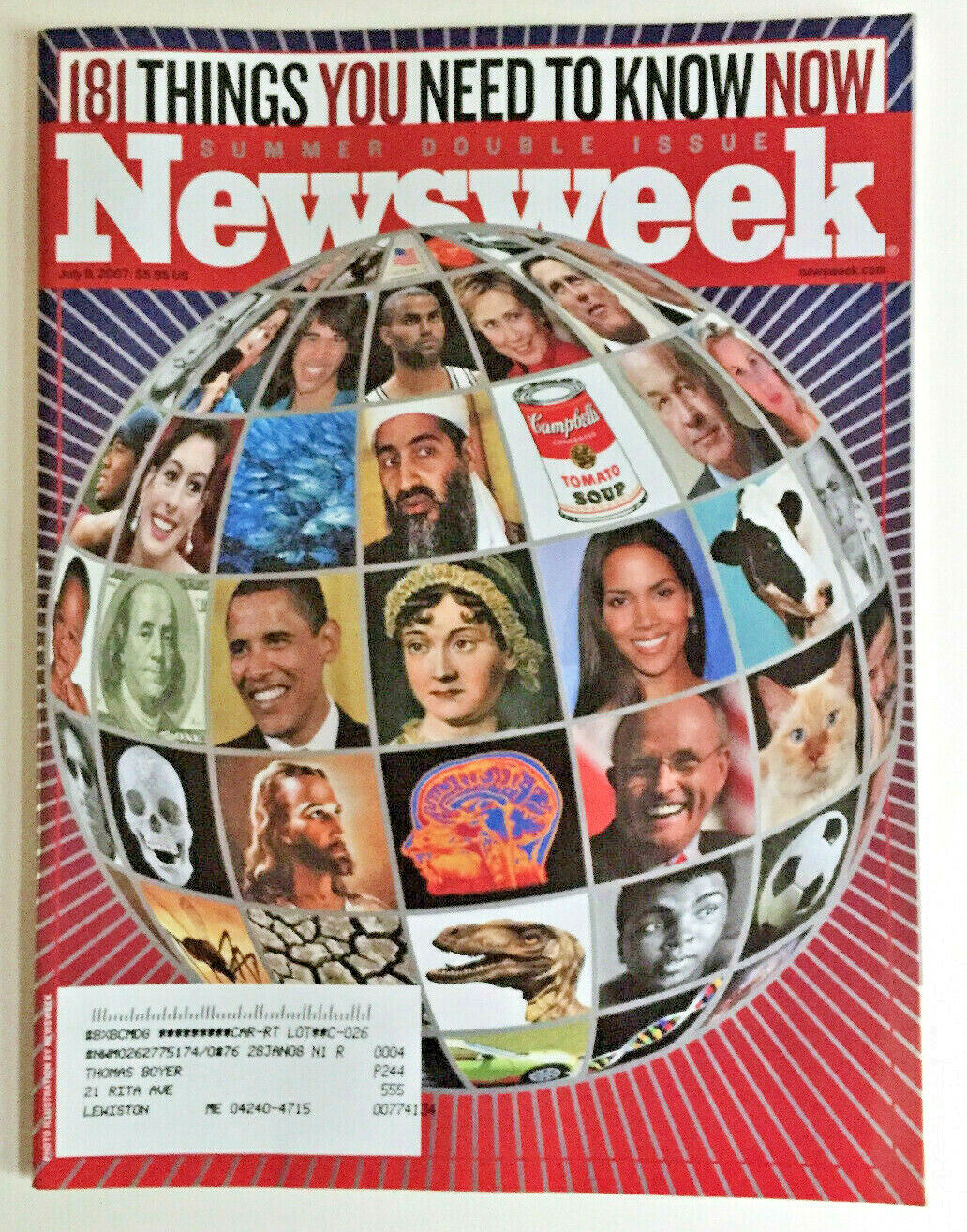 Newsweek Magazine July 9, 2007 181 Things You Need To Know Now Double Issue