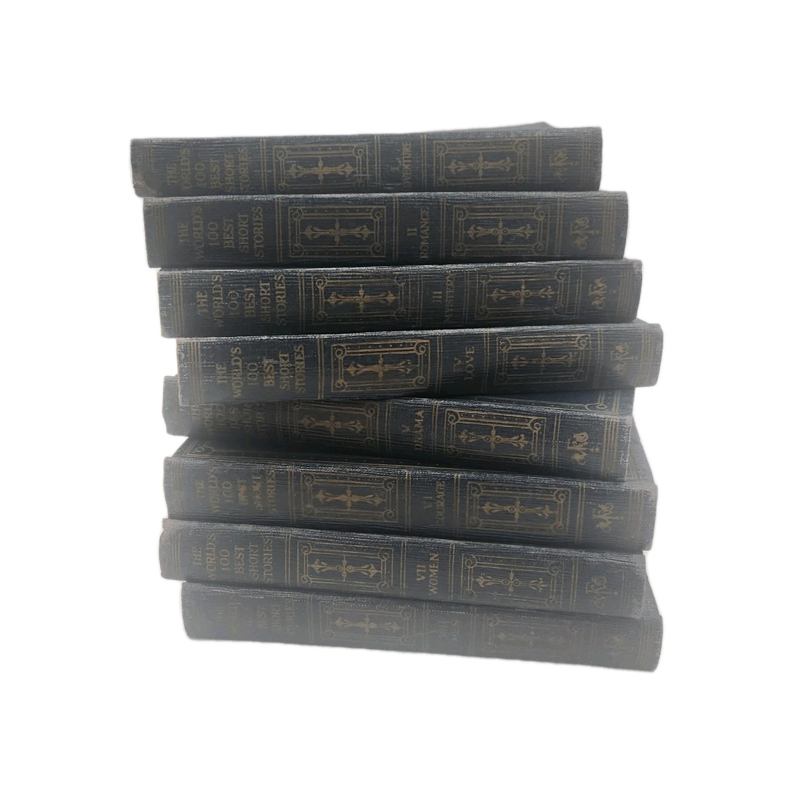 The Worlds One Hundred Best Short Stories Funk & Wagnals 1927 8 Volumes
