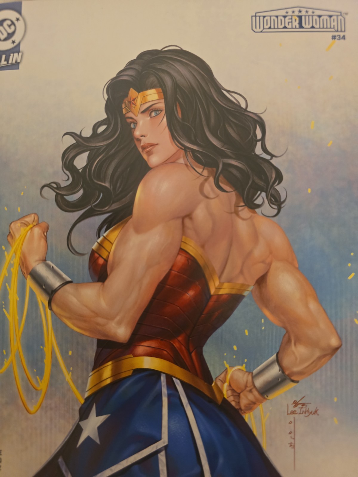 Wonderwoman #34 DC Comics Inhyuk Lee Variant Cover B&B 1st Print VGC