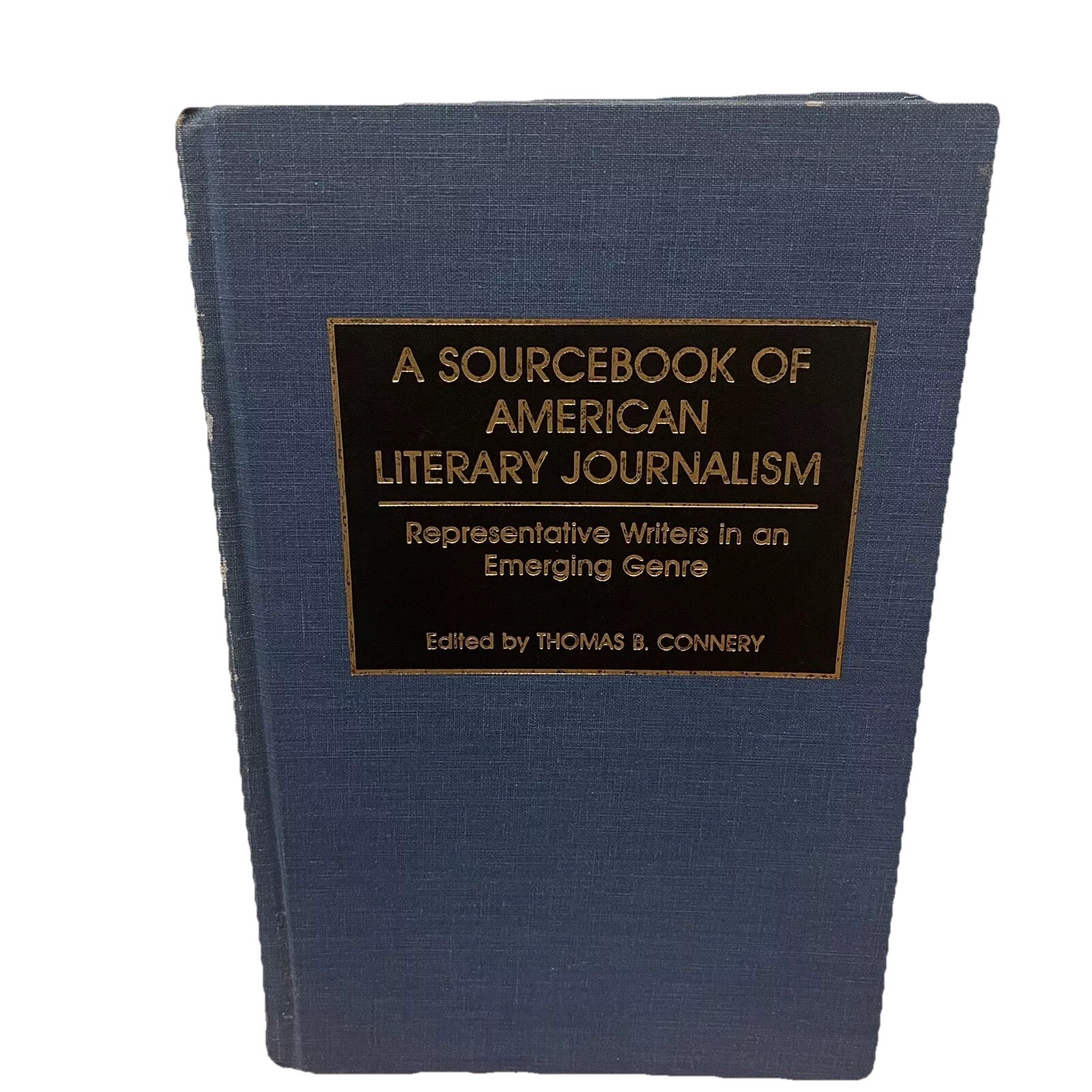 A Sourcebook of American Literary Journalism Good Condition Ships Fast Good Book