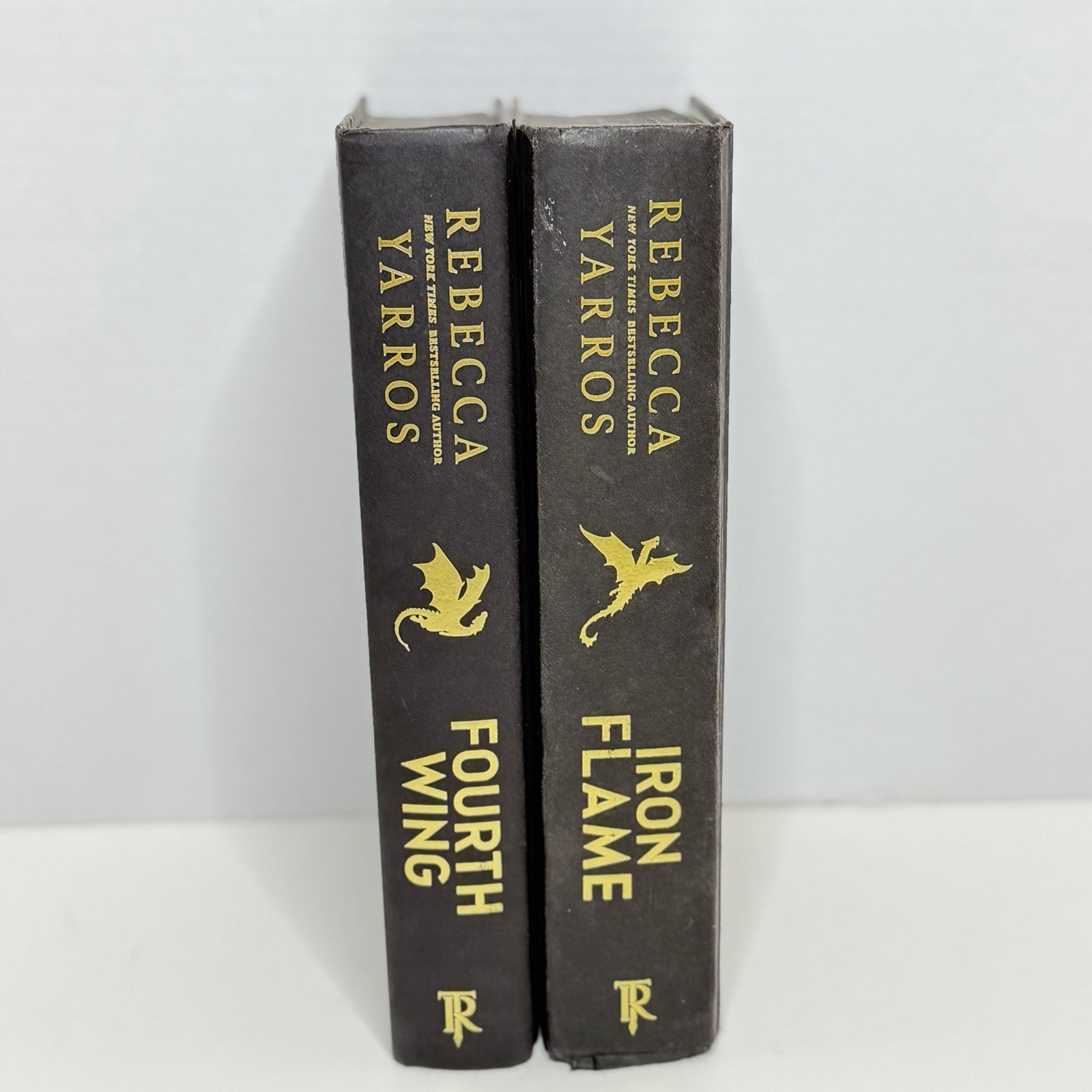 Rebecca Yarros Fourth Wing & Iron Flame Hardcover Red Tower Books 1st Ed