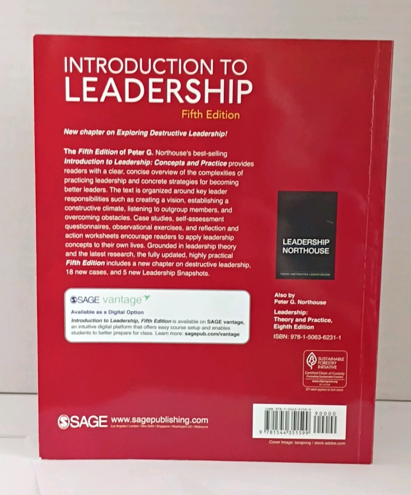 Peter G. Northouse Introduction to Leadership Concepts & Practice 5th PB 2022