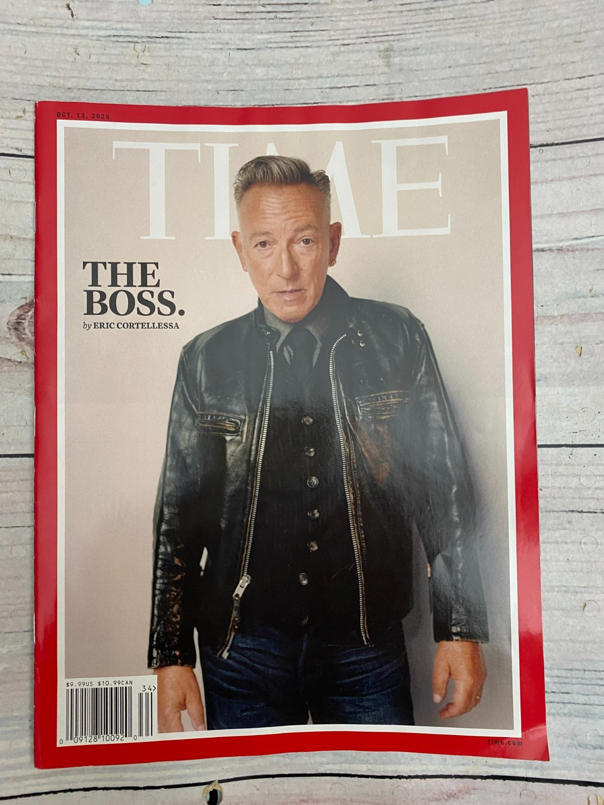 Time Magazine October 2025 the Boss by Eric Cortellessa Free Shipping