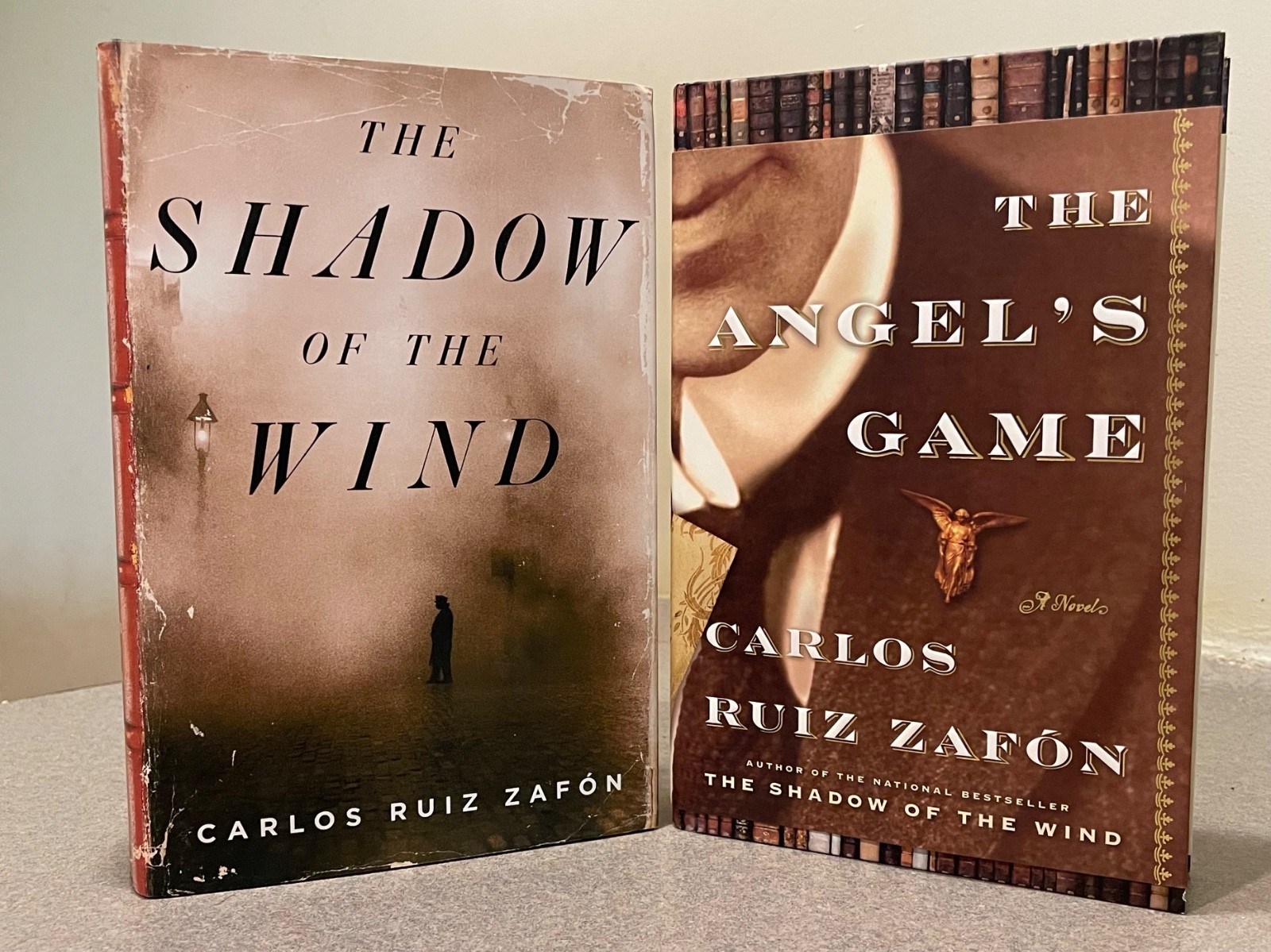 The Shadow of the Wind & The Angel’s Game by Carlos Ruiz Zafon (2 Hardcover Lot)