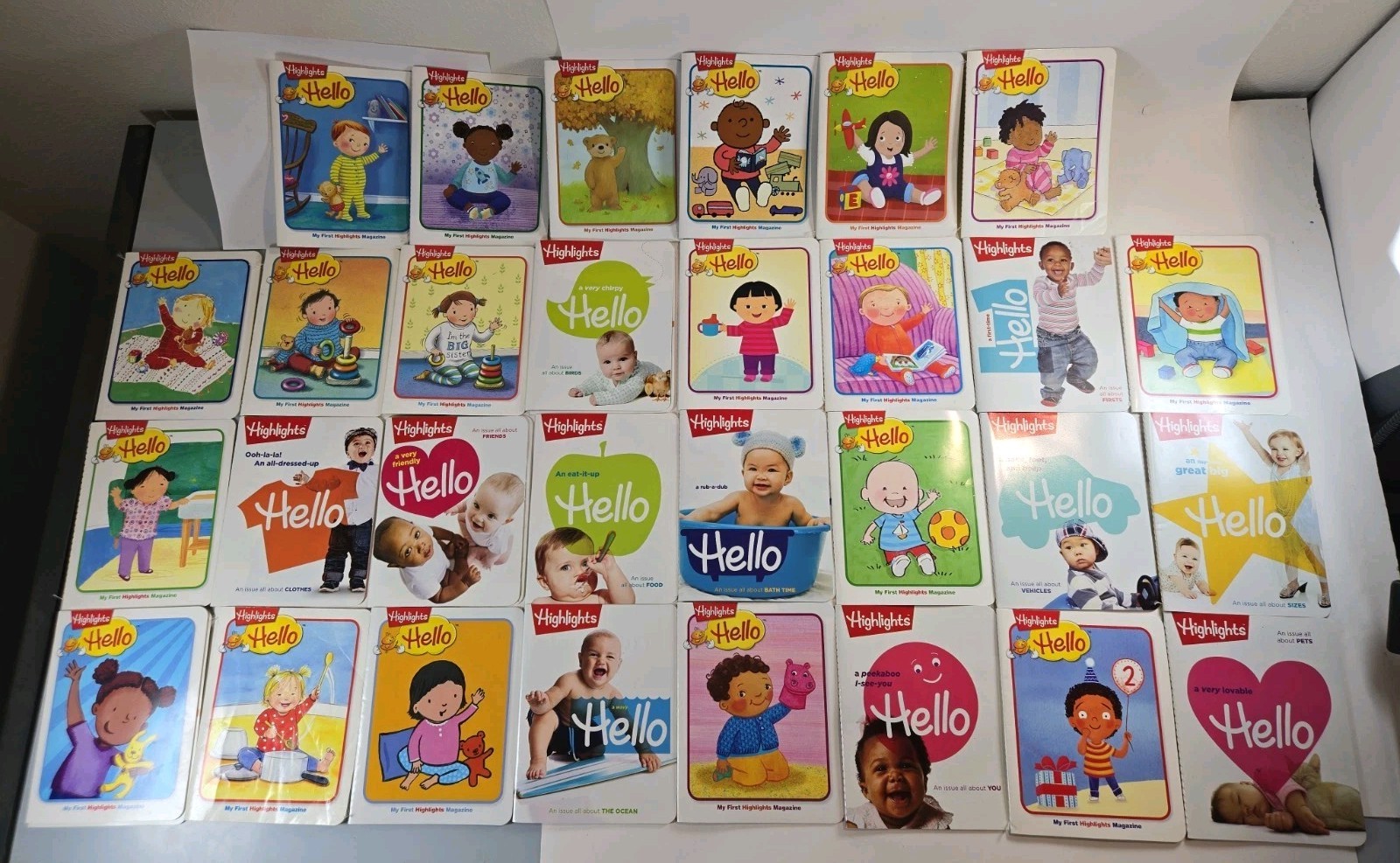 Highlights Hello Magazine Baby Toddler Preschool Booklet Lot Of 30