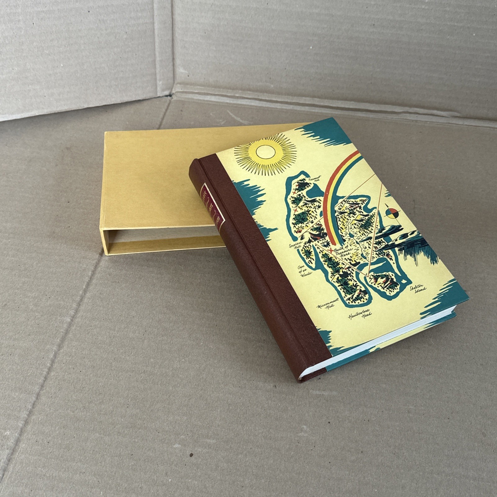 Treasure Island by Robert Louis Stevenson w/Slipcase Heritage Press 1969 (SC470)