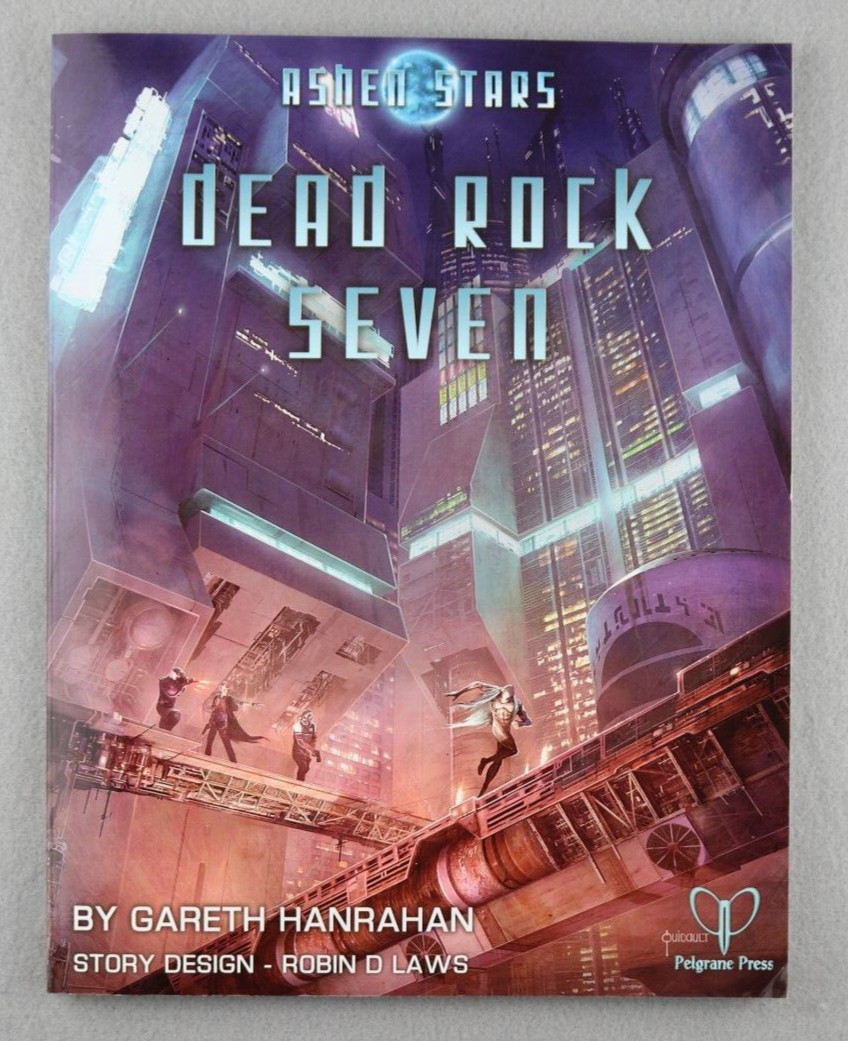 Ashen Stars Dead Rock Seven Game Anthology Gumshoe RPG sci-fi Adventure Pelgrane