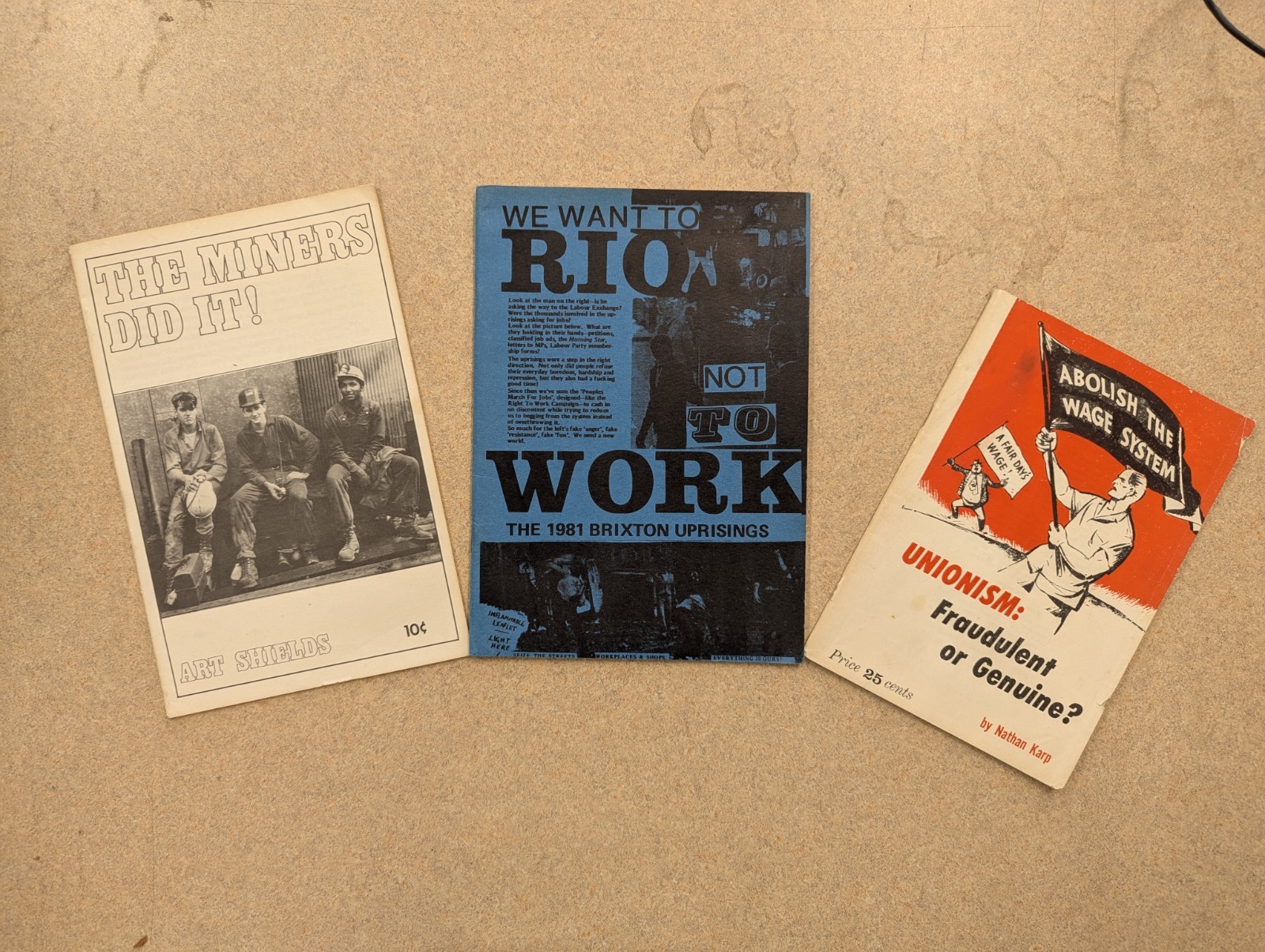 Lot of 6 Socialist Pamphlets, Various Subjects
