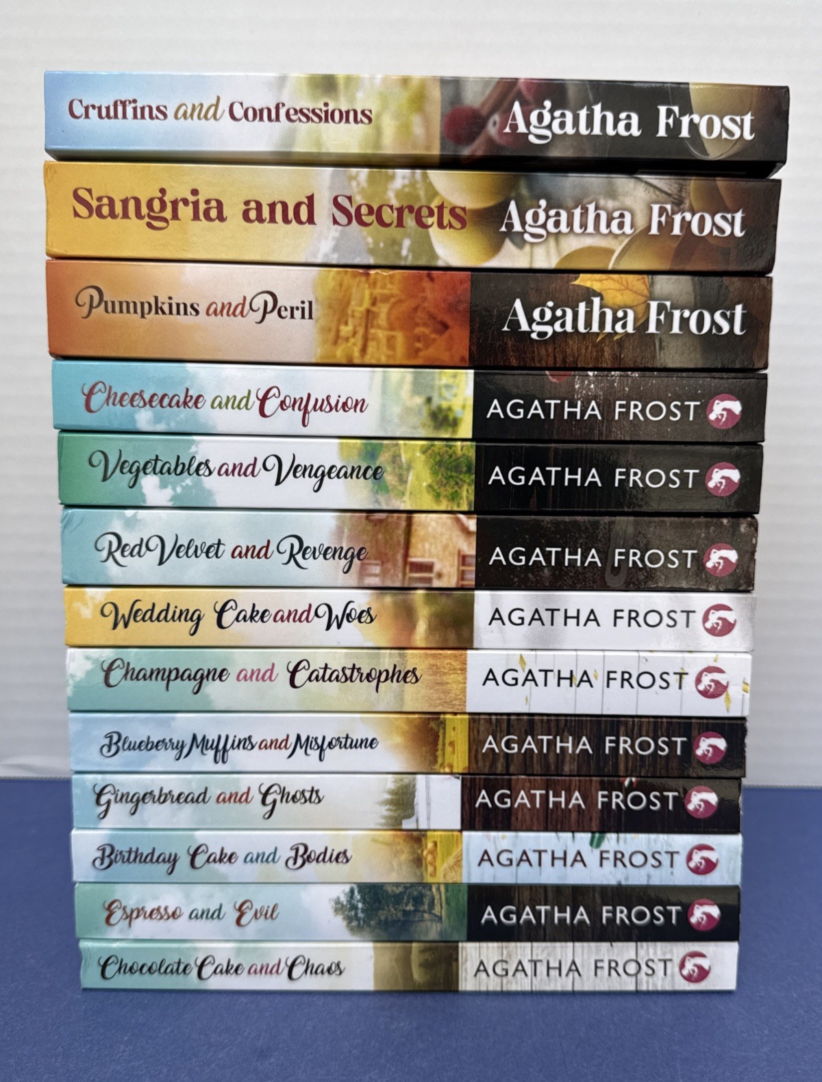Lot of 13 ~ Trade Paperback Books ~ Agatha Frost ~ A PERIDALE CAFE MYSTERY