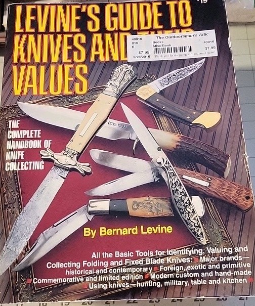Y9- LEVINE’S GUIDE TO KNIVES AND THEIR VALUES By Bernard Levine