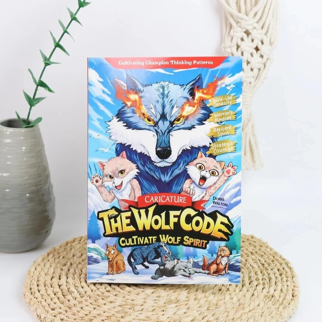 The-Wolf Code Cultivate Wolf Spirit Growth Mindset Children’s Book English
