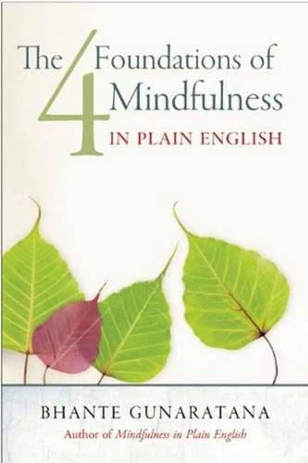 The Four Foundations of Mindfulness in Plain English by Henepola Gunaratana (Eng