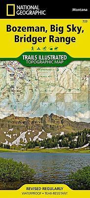 Bozeman, Big Sky, Bridger Range Map (National Geographic Trails Illustrated Map