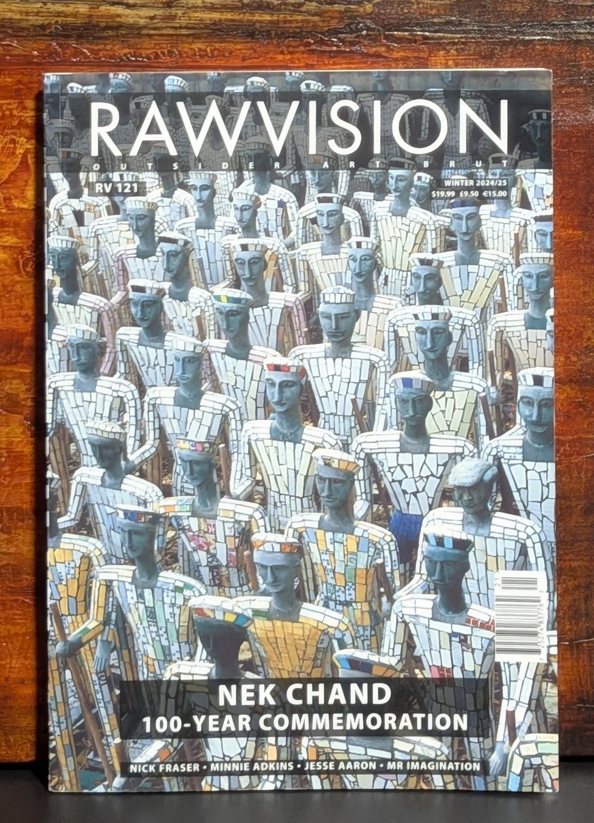 RAW VISION Magazine #121 Winter 2024 / 2025 Nek Chand w/ Poster