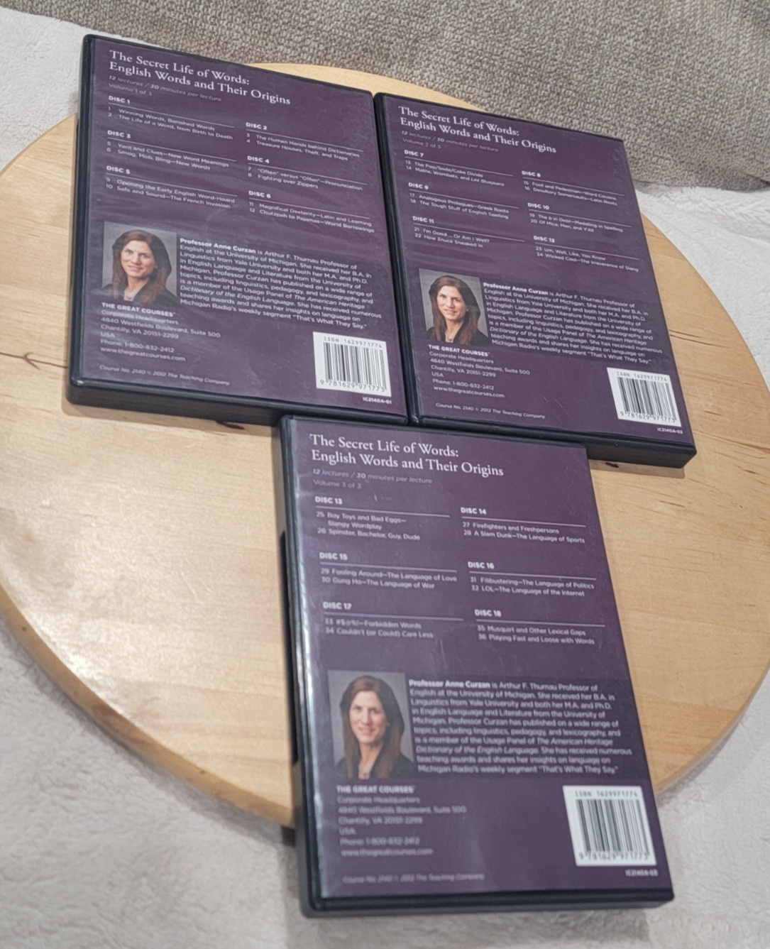 THE SECRET LIFE OF WORDS English Words, Origins THE GREAT COURSES Volume 1, 2, 3
