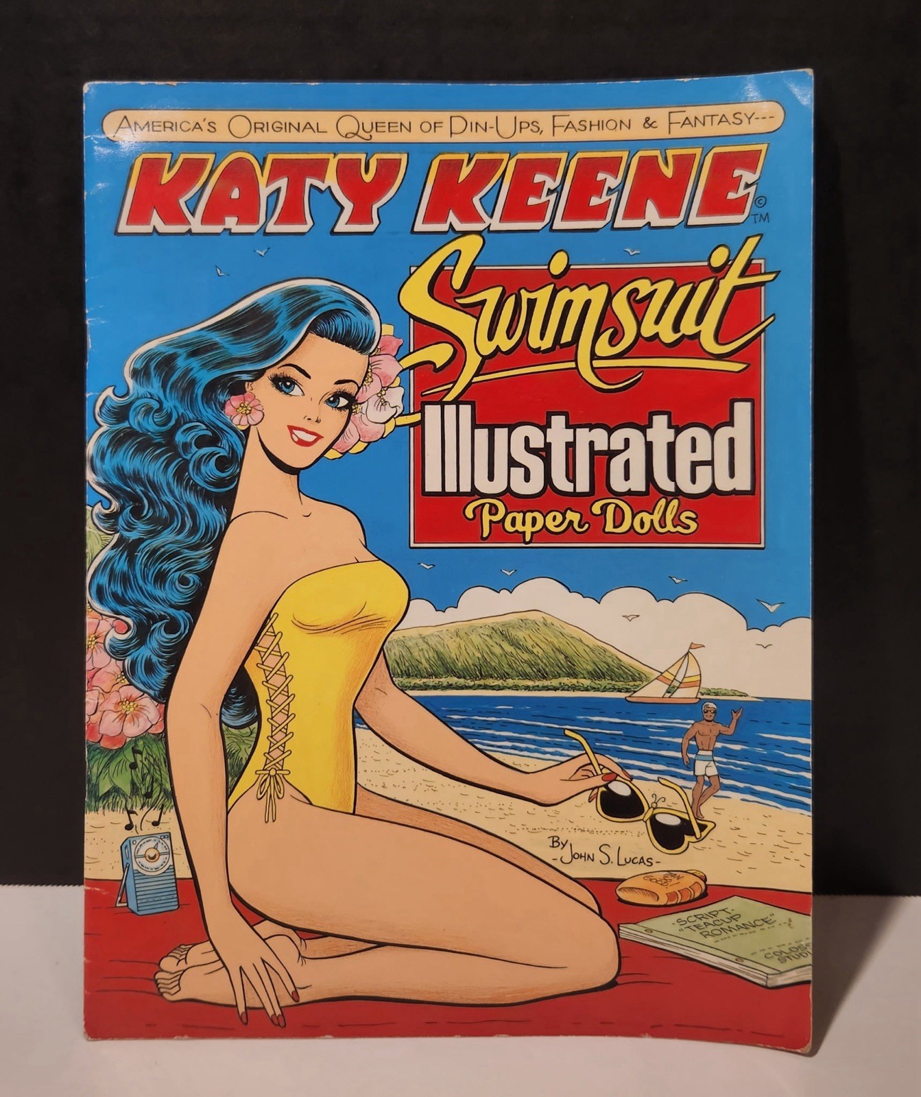Vintage 1995 Katy Keene Swimsuit Illustrated Paper Dolls Book John S. Lucas