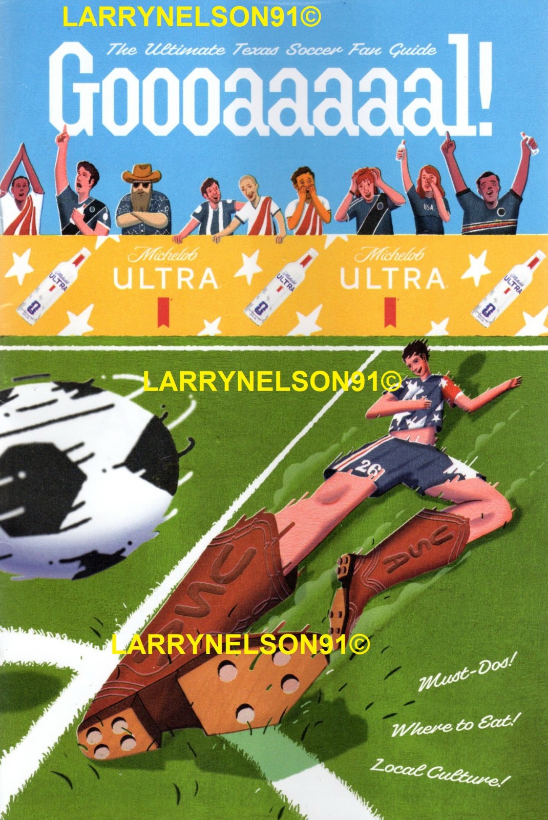 ULTIMATE TEXAS SOCCER FAN GUIDE MAGAZINE WORLD CUP FIFA DALLAS HOUSTON WHISKEY