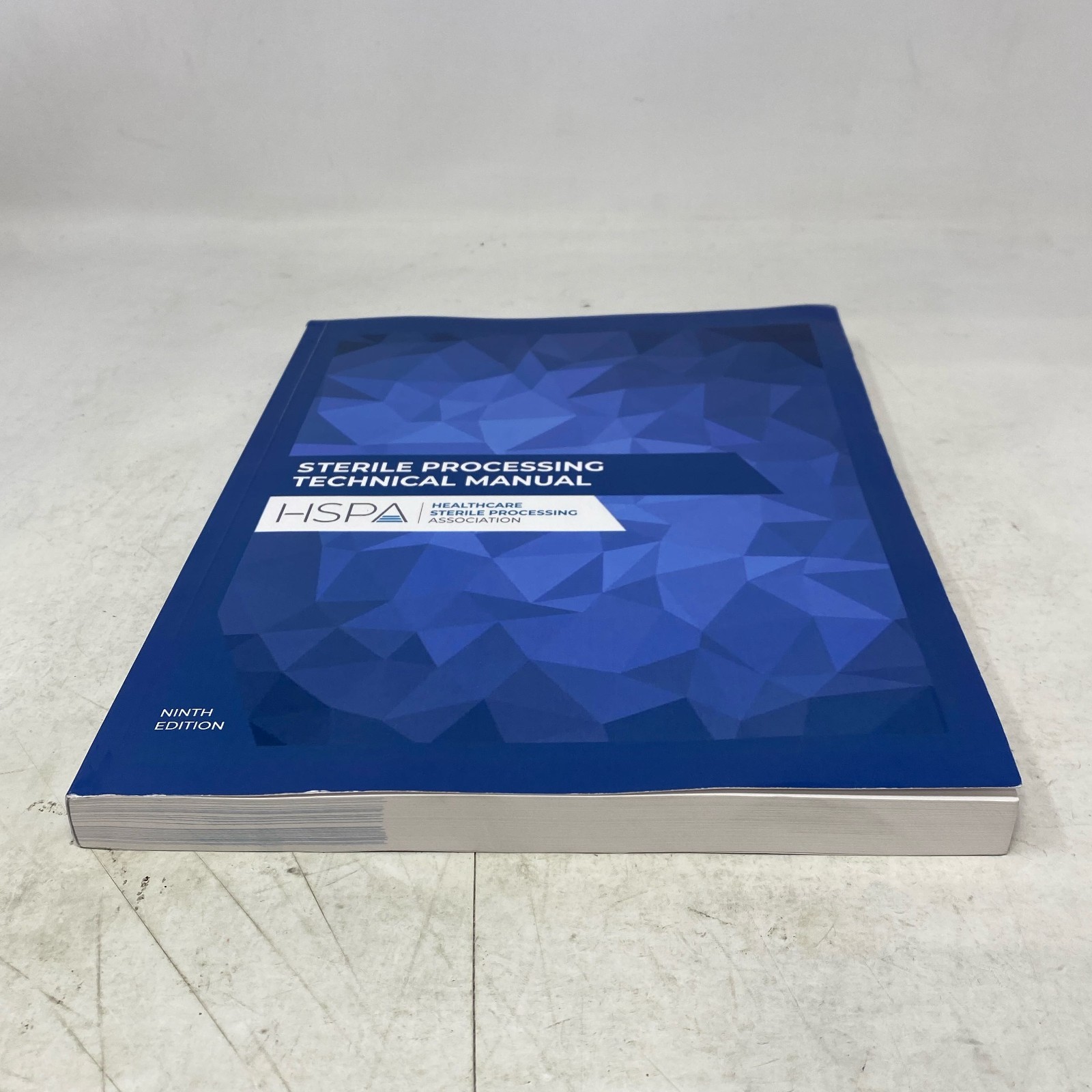 HSPA Sterile Processing Technical Manual 9th Ed Paperback Blue 8.5×11