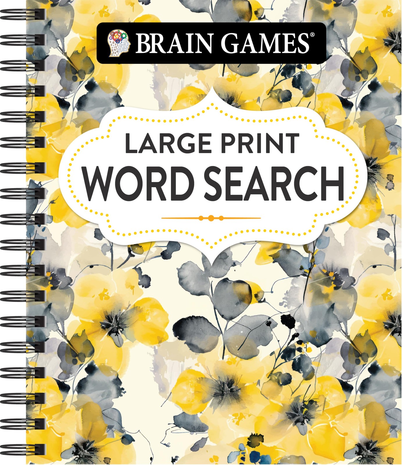 Brain Games – Large Print Word Search (Floral)