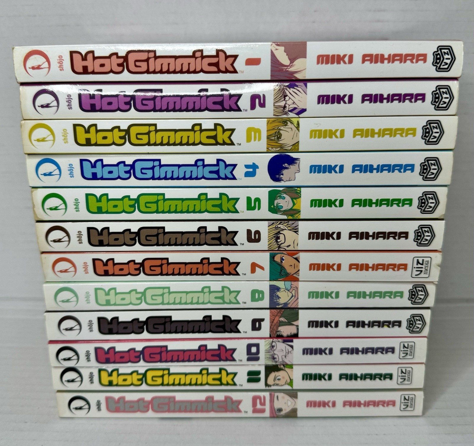 Hot Gimmick Manga Soft Cover Books Complete Series Vol 1-12 English USED