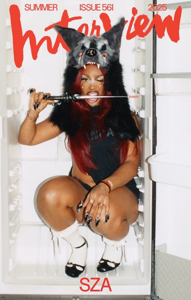 INTERVIEW MAGAZINE -SUMMER 2025 -SZA – free US shipping -BRAND NEW