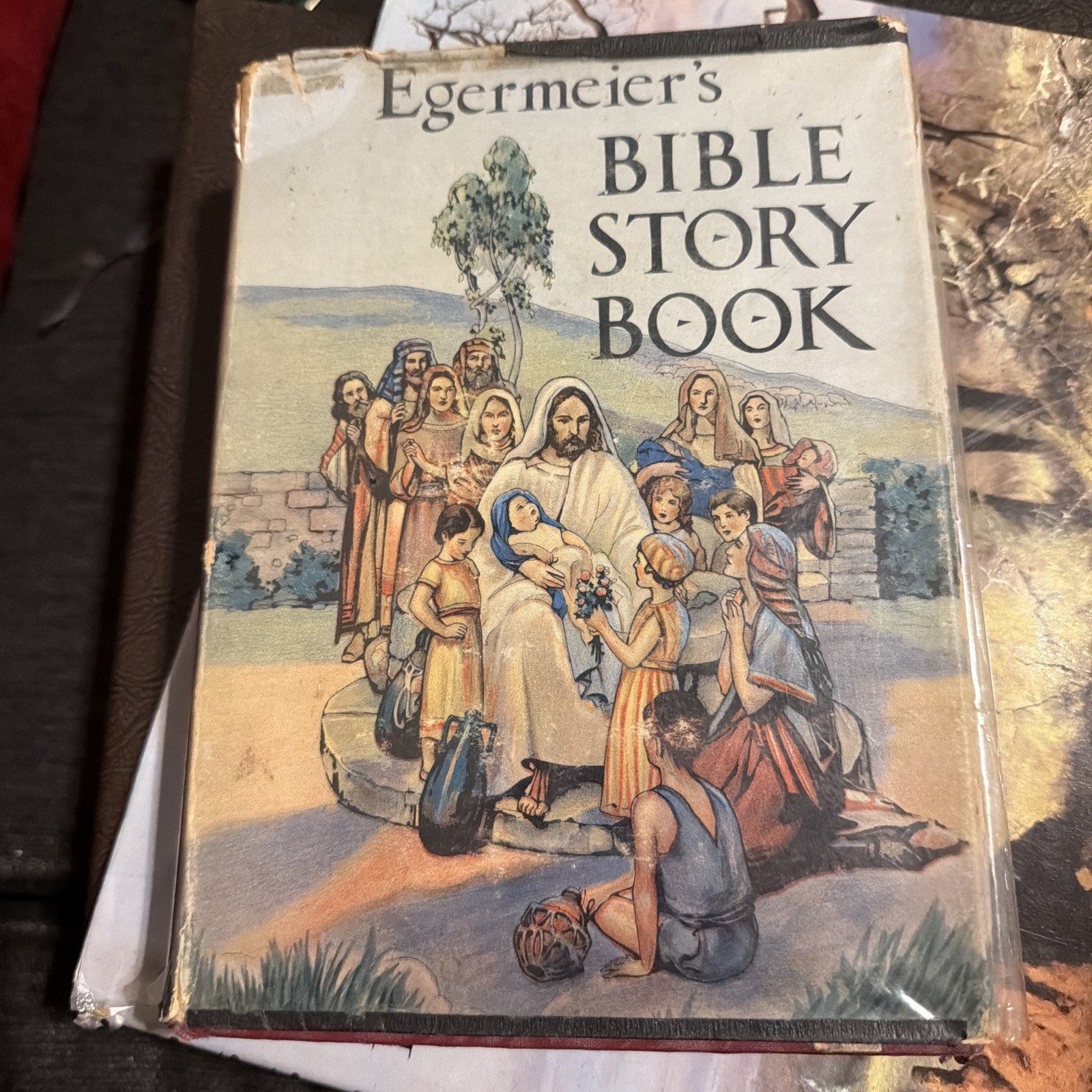 Egermeier’s Bible Story Book Illustrated 24th Printing Hardcover 1939 HCDJ