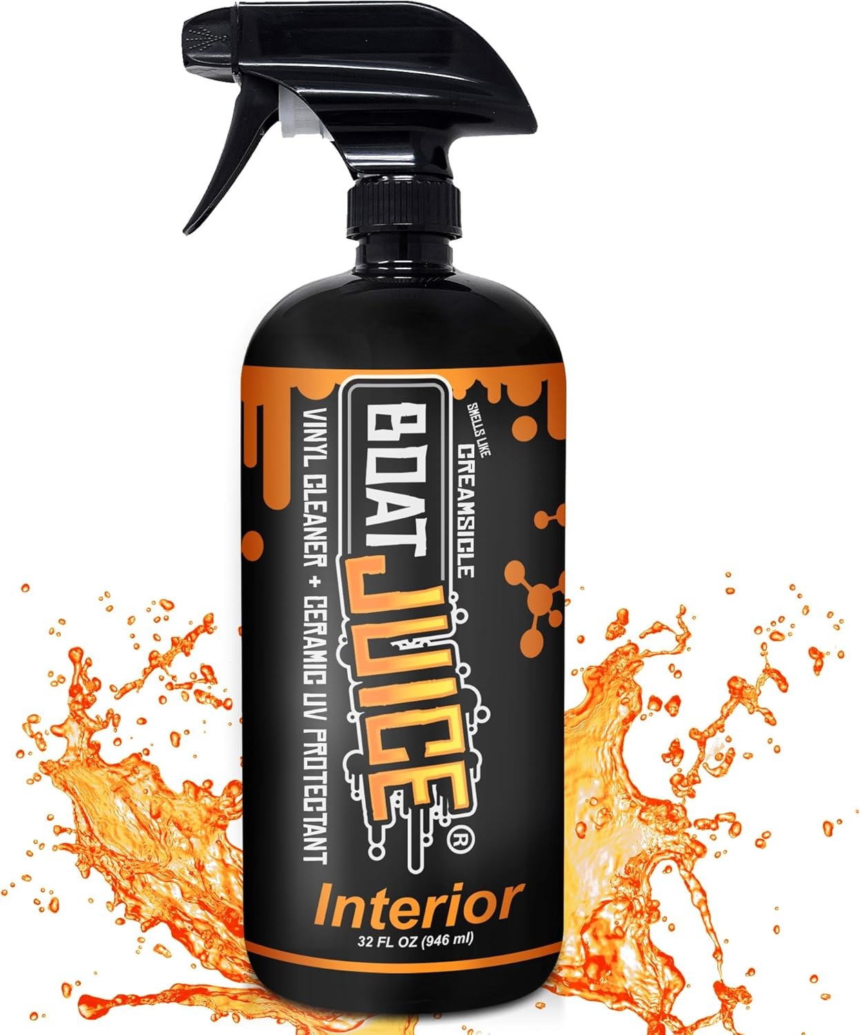 Boat Seat Cleaner & UV Protectant Spray – 2-in-1 Vinyl Interior Cleaner 32oz