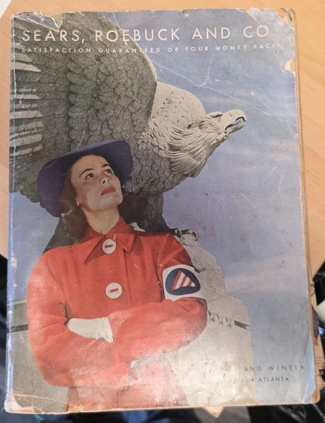 1941 – 1942 Sears And Roebuck Fall and Winter Catalog WWll