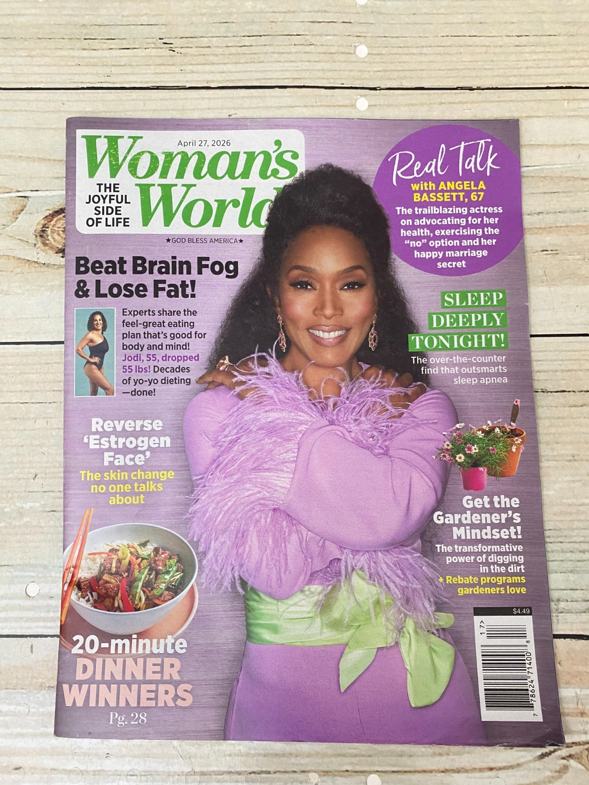 Woman’s World April 27, 2026 Magazine Real Talk with Angela Bassett Sleep Deeply