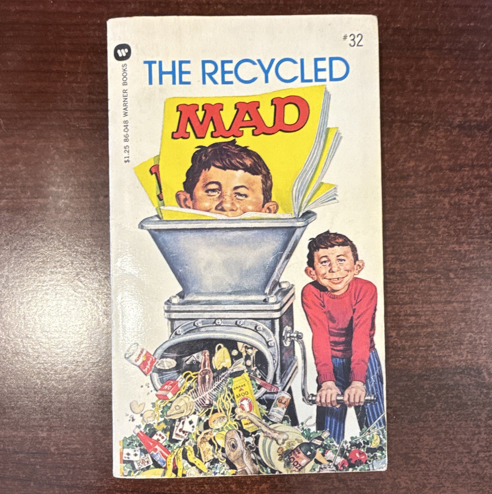 MAD The Recycled MAD Paperback Book Warner Books Satire Humor MAD Series