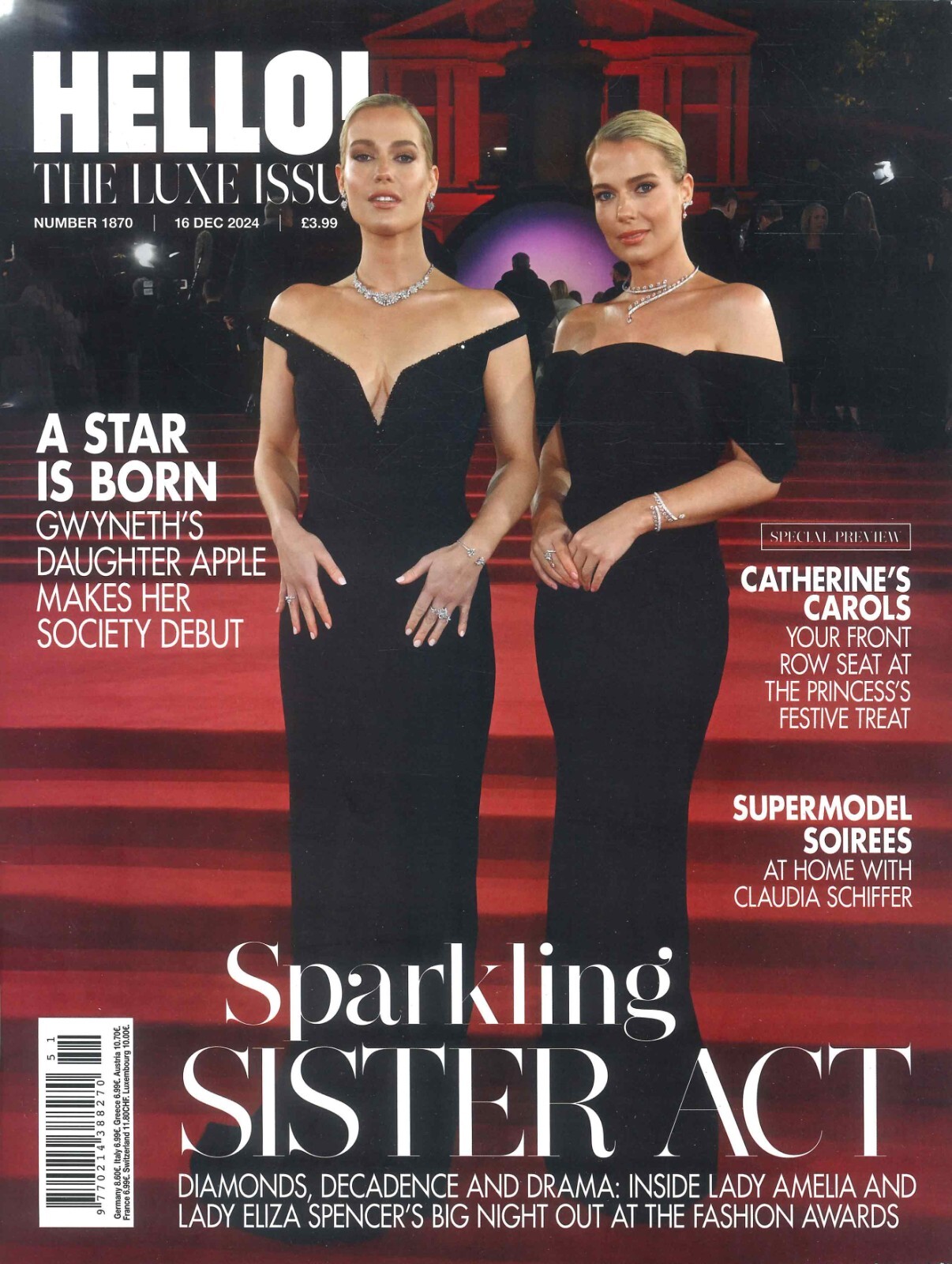 HELLO! Magazine: Apple Martin, Gwyneth Paltrow, Princess Kate’s Carols, 16.12.24