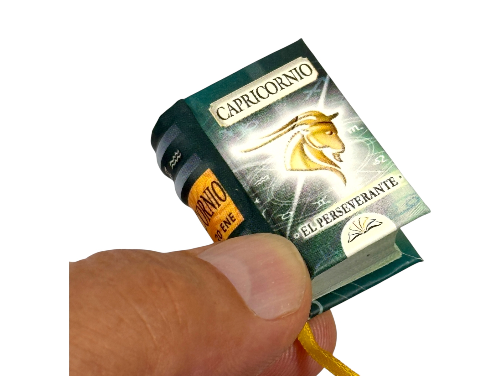 Capricornio (1.4″) mini book hardcover 300 readable pages in Spanish great gift